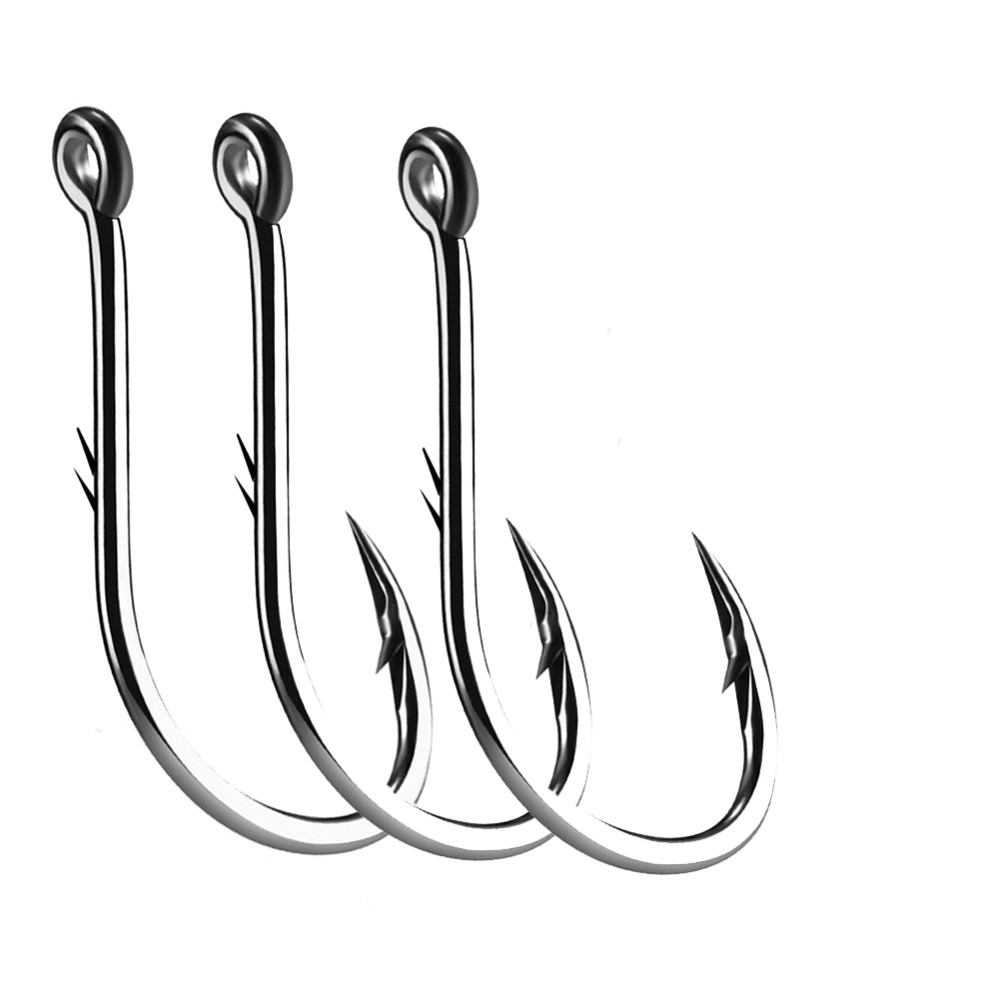 Fishing Hook Assortment - 50pcs Iseama Circle Carp Eyed amo