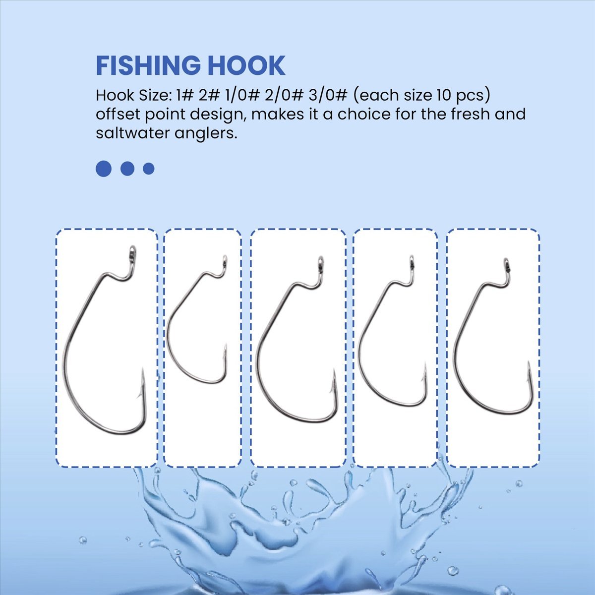 Fishing Hook Box - AD45 51 Pezzi Ami da Pesca