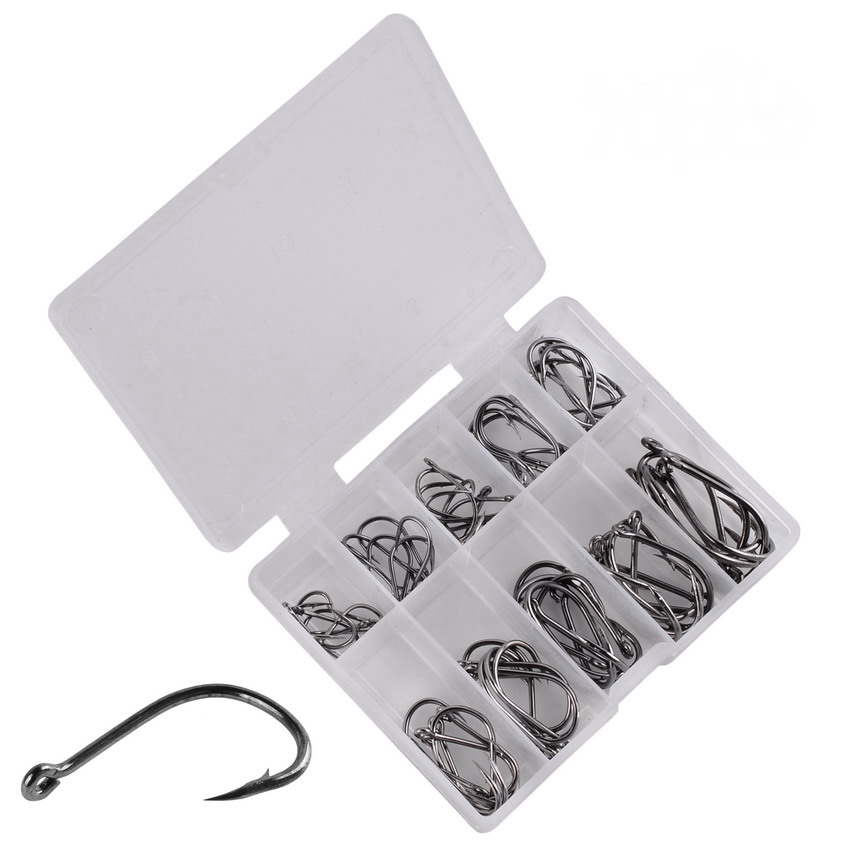 Fishing Hook Assortment - 70 pz/scatola Set di ami da