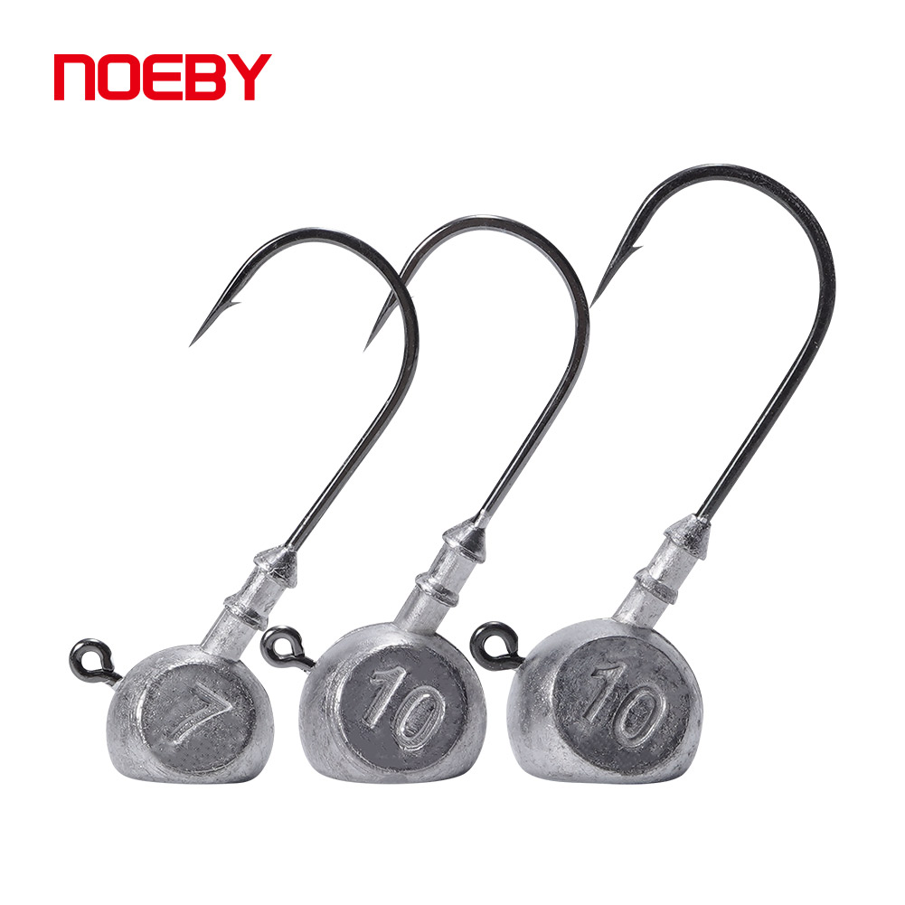 Noeby Jig Head 7g 10g 1/0 2/0  - Fishing Hook Offset recensione e prezzo