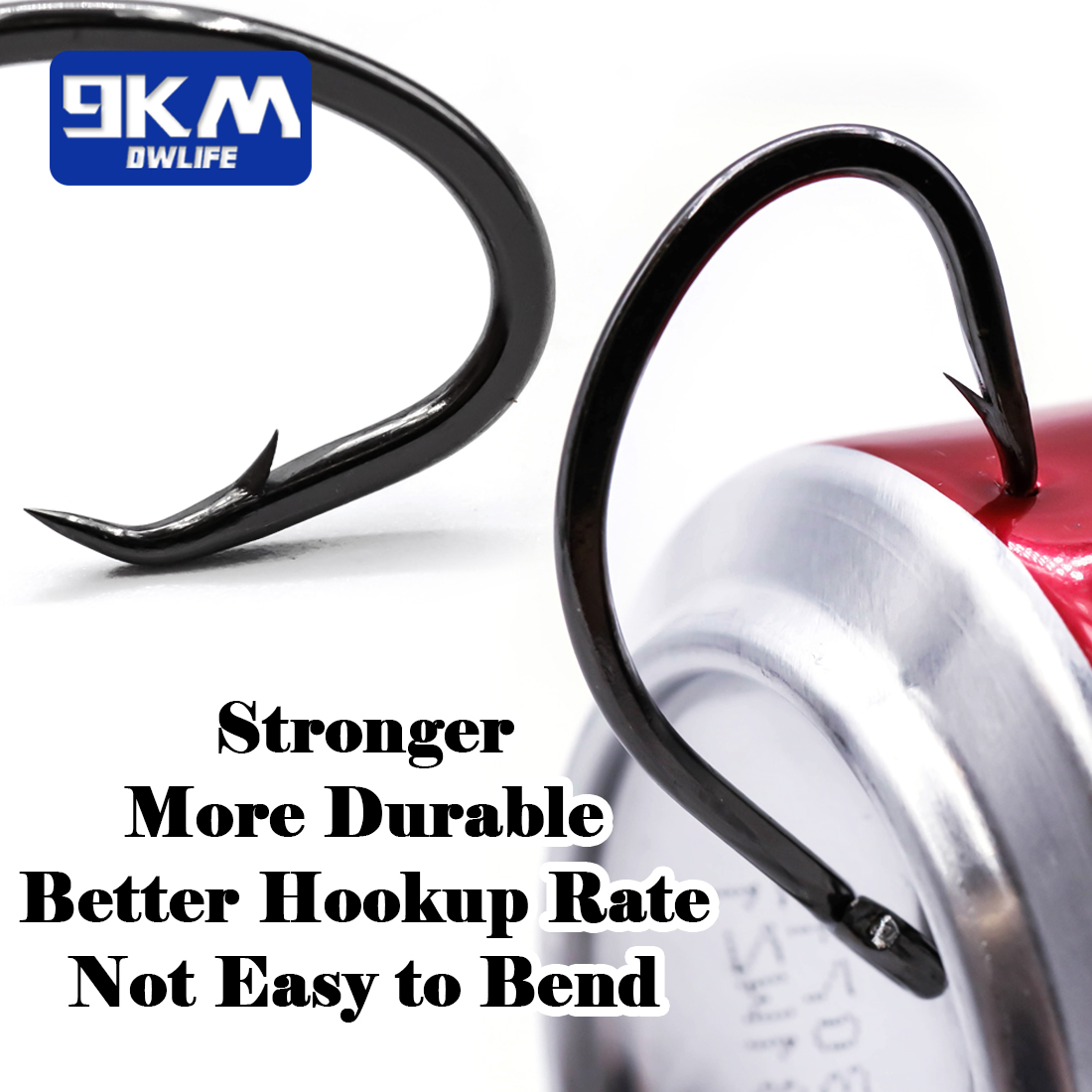 9KM Cerchio Ganci 25 ~ 50 Pz A - Fishing Hook Barbless recensione e prezzo