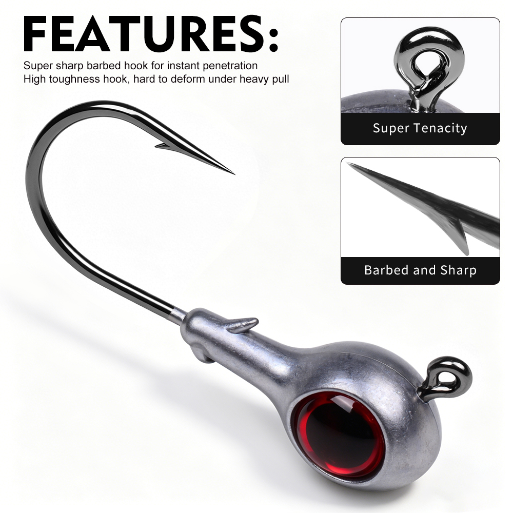PROBEROS 10 Pezzi/Scatola Esch - Fishing Hook Jig recensione e prezzo