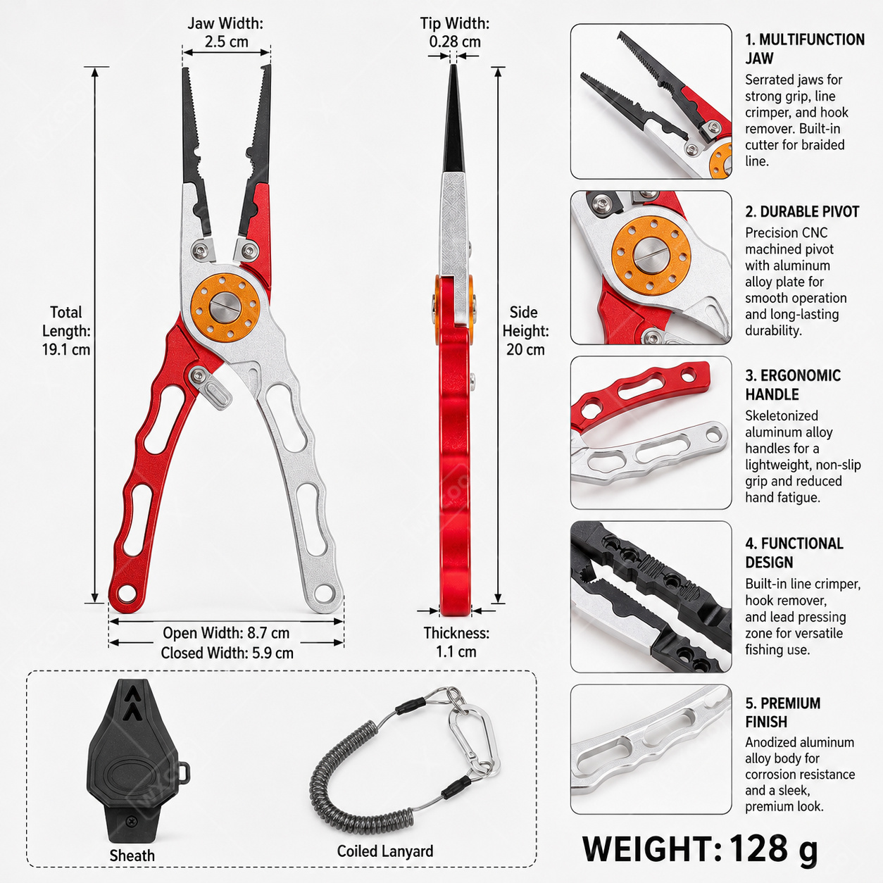 Pinze da Pesca Multifunzione i - Fishing Hook Remover recensione e prezzo