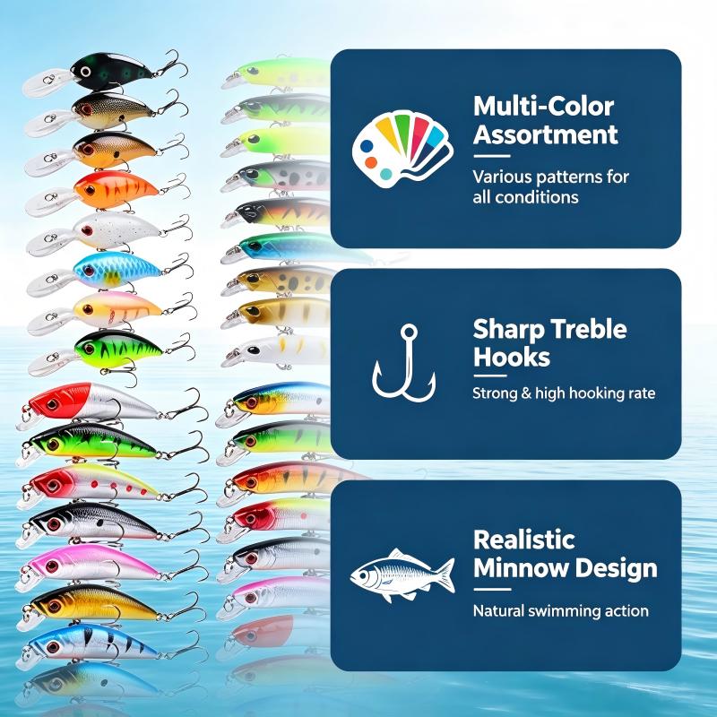 Set di Esche Artificiali Minno - Fishing Hook Assortment recensione e prezzo